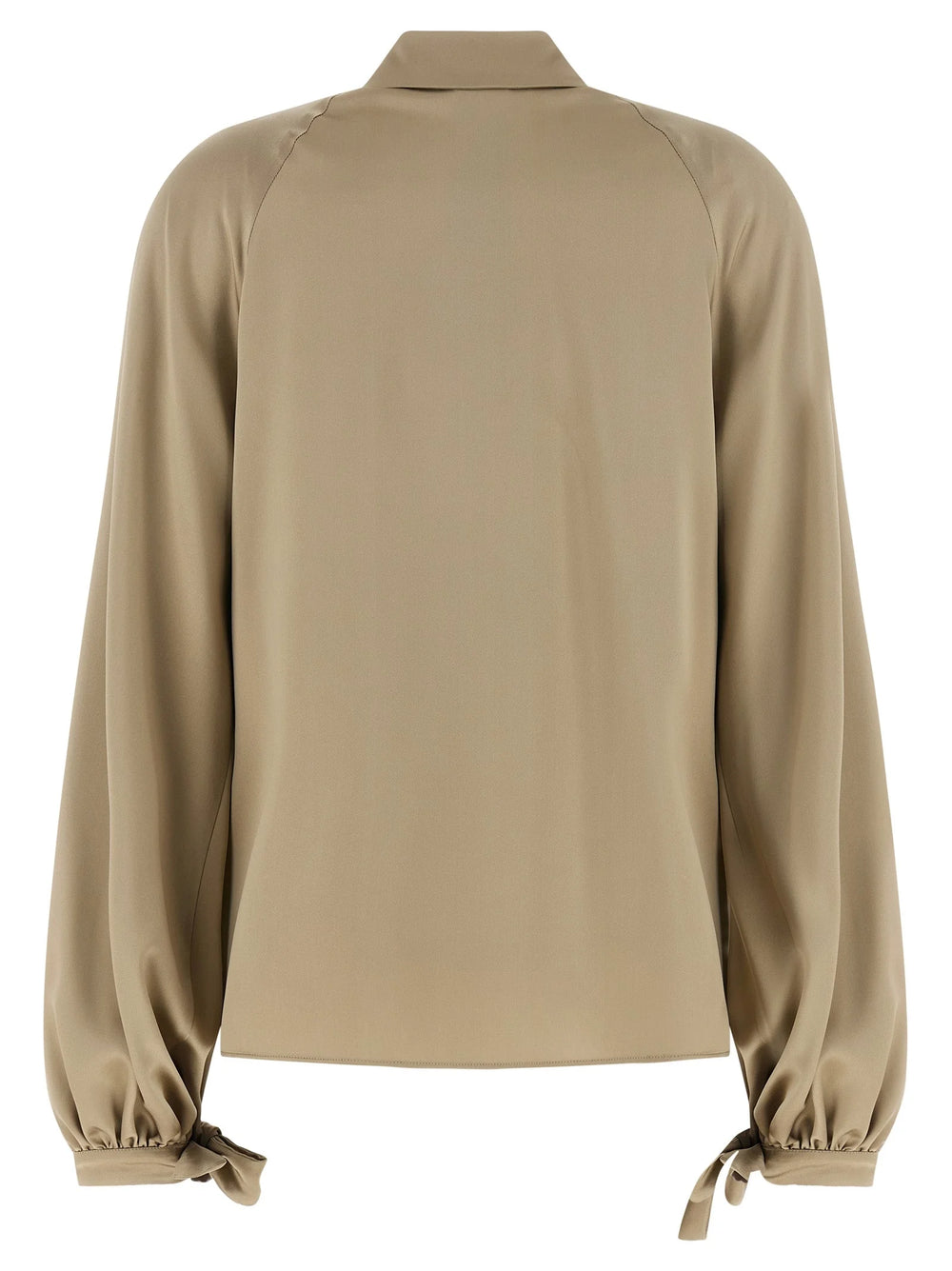 Max Mara Sandfärgad Silktopp