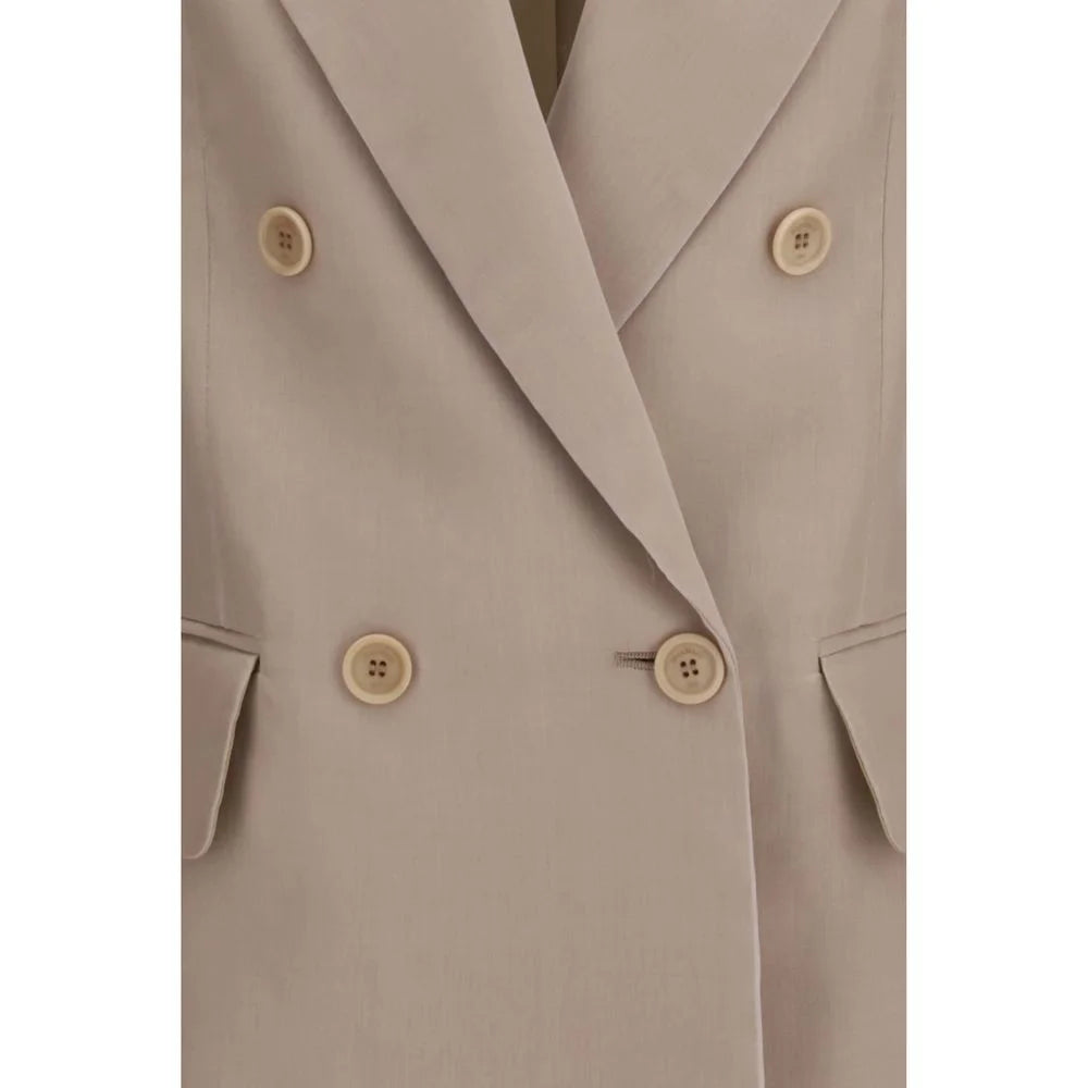 Max Mara Beige Silk Clothing