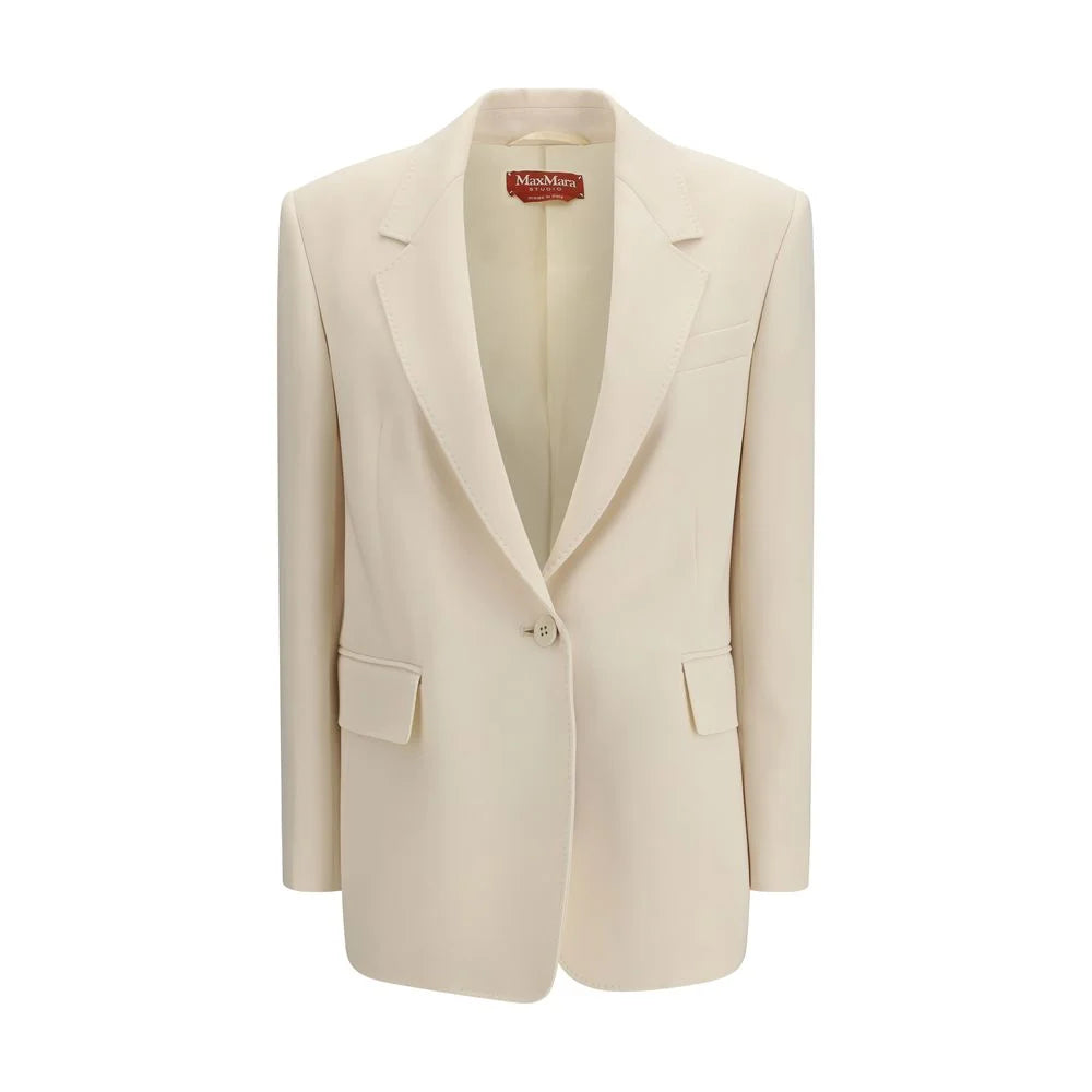 Max Mara Beige Triacetate Blazer