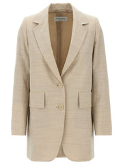 Max Mara Beige Virgin Wool Blazer