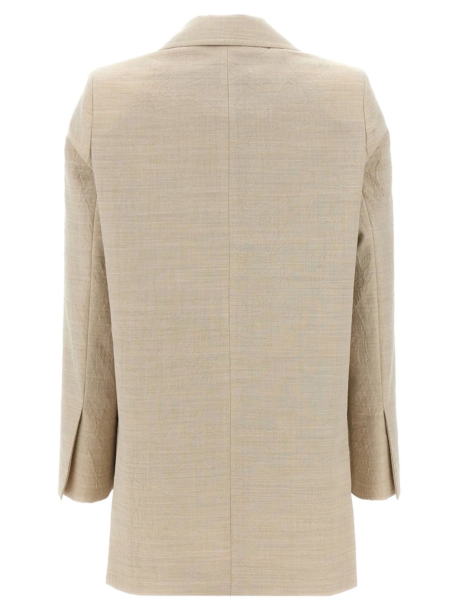 Max Mara Beige Virgin Wool Blazer