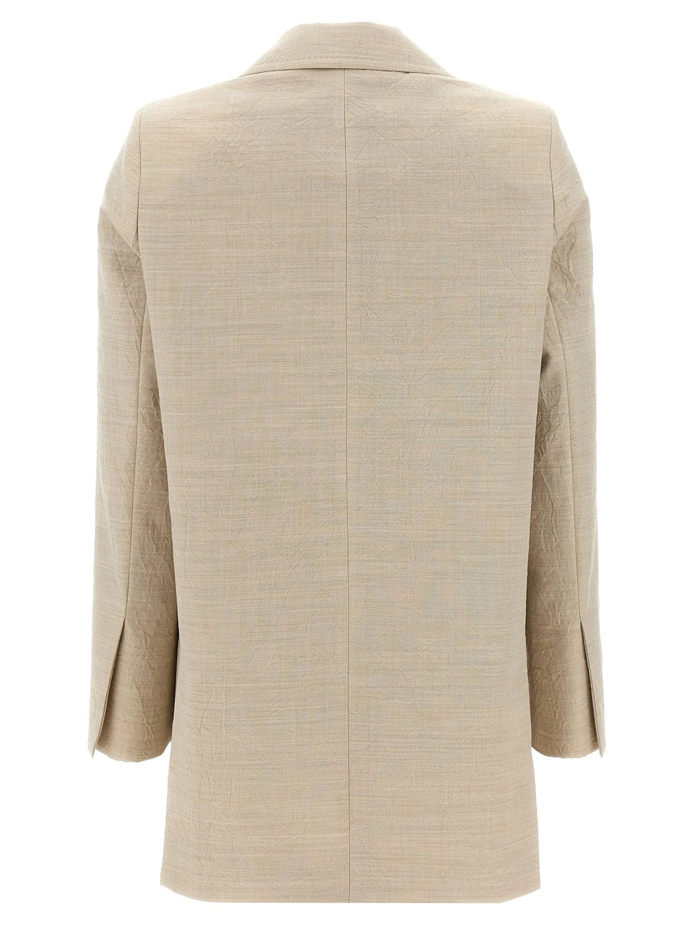 Max Mara Beige Virgin Wool Blazer