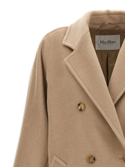 Max Mara Beige Virgin Wool Coat - IT42