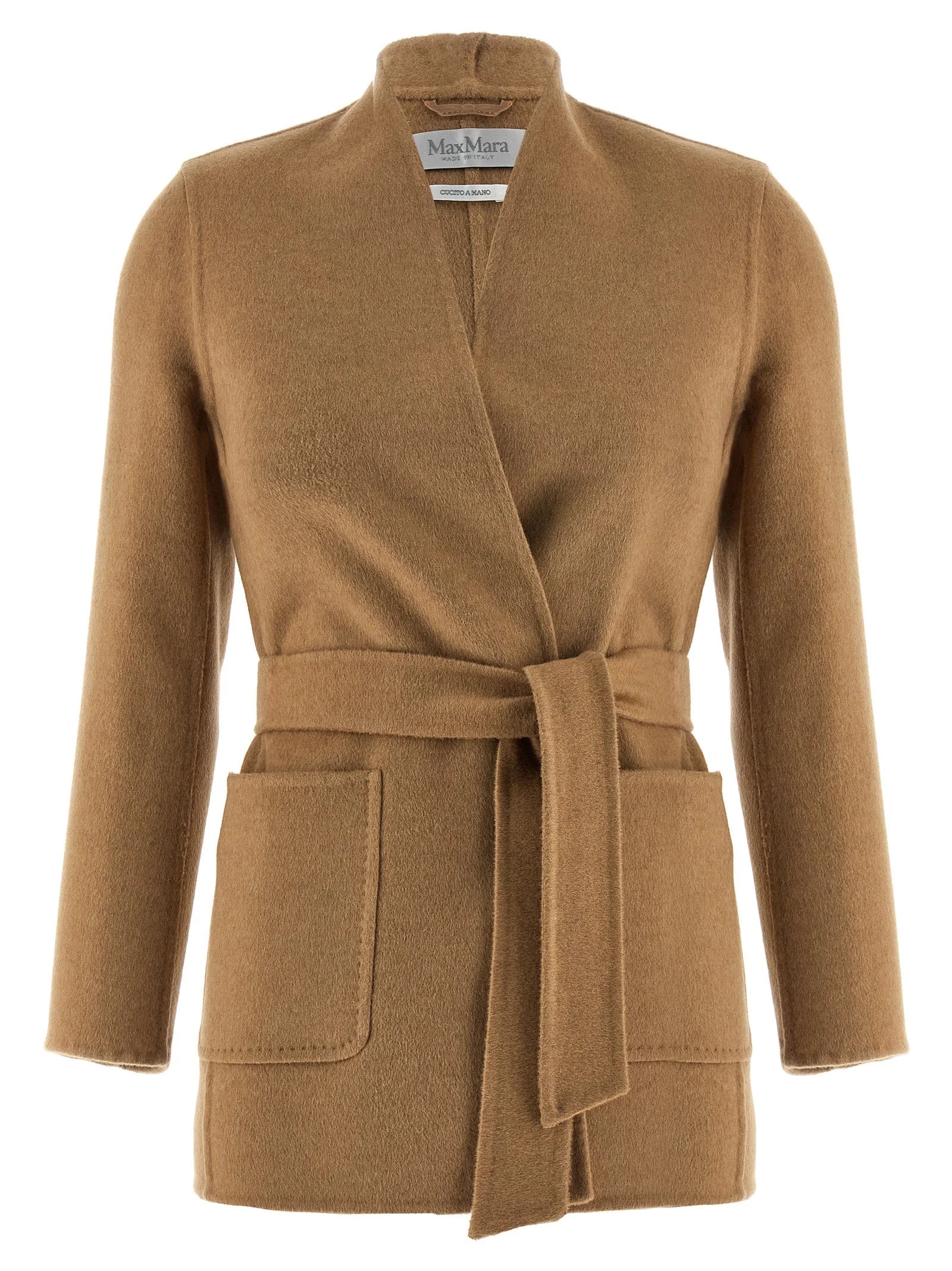 Max Mara Beige Wool Blazer - IT40
