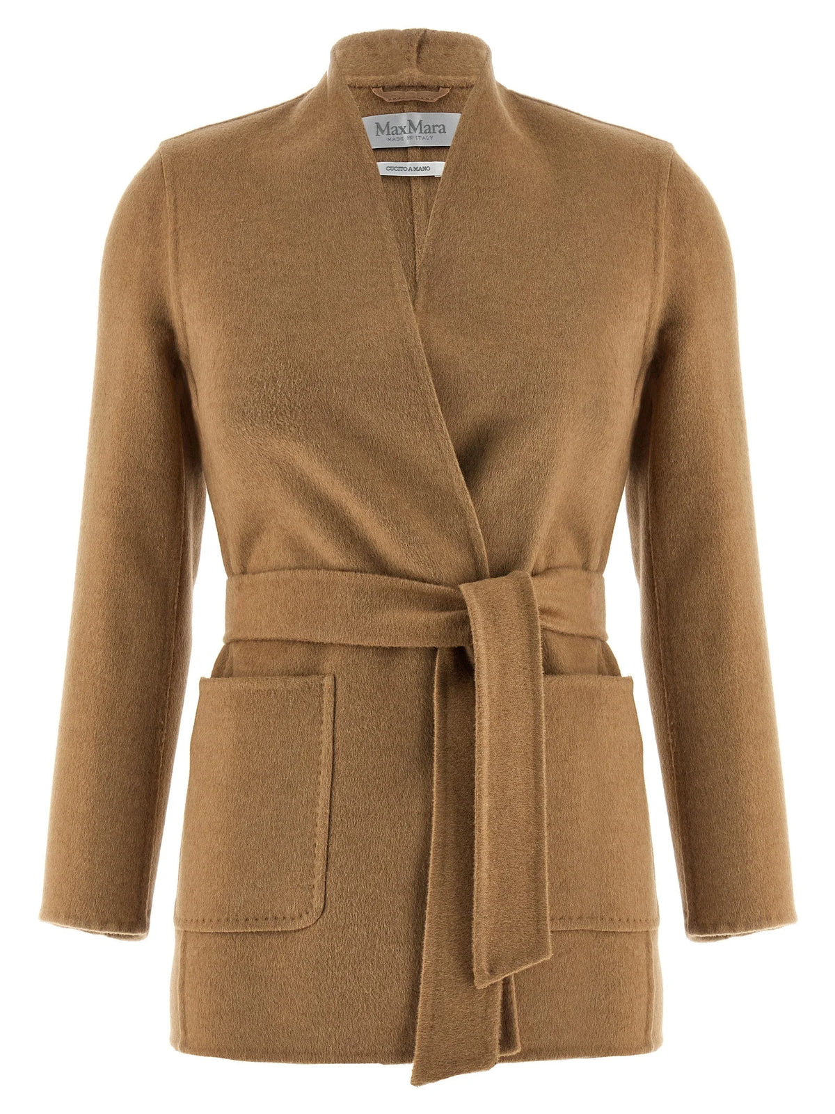 Max Mara Beige Wool Blazer - IT40