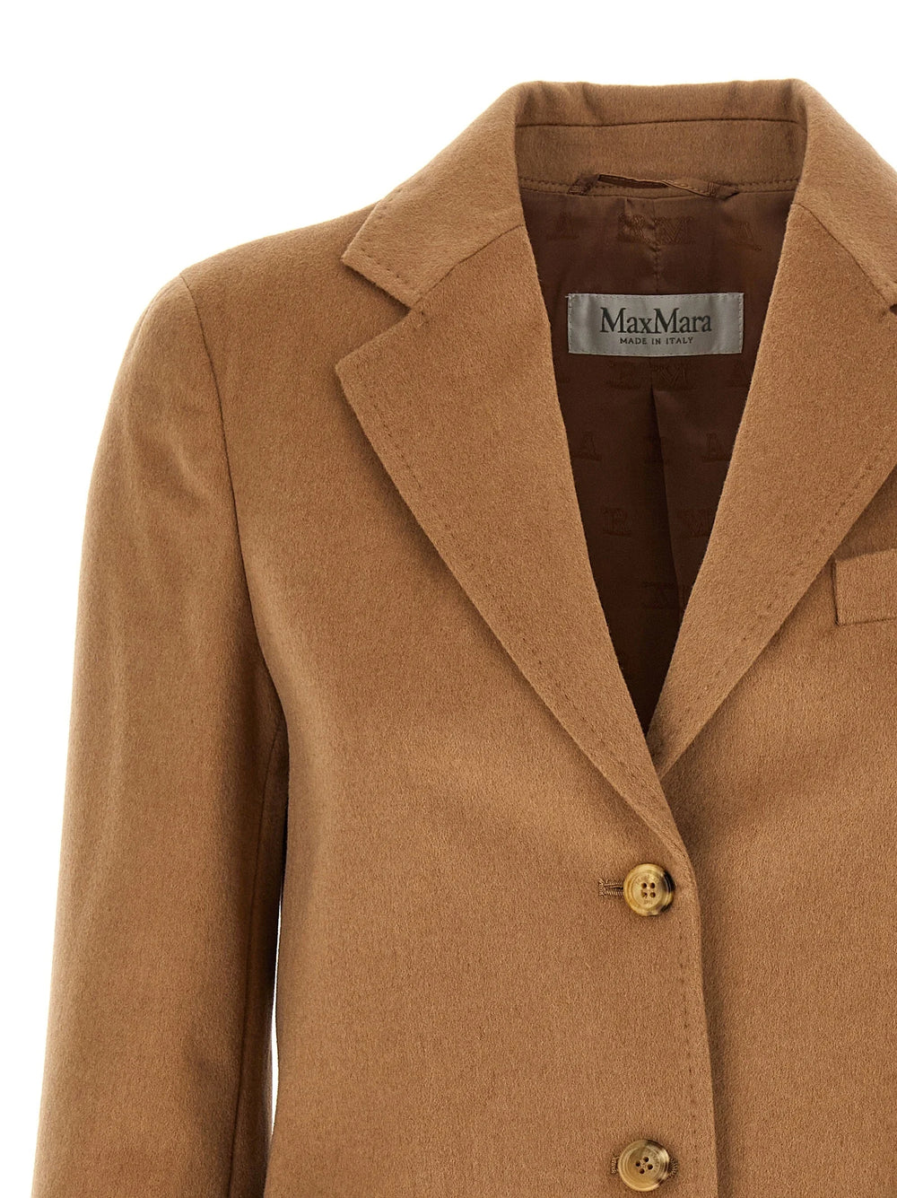 Max Mara Beige Wool Blazer - IT44
