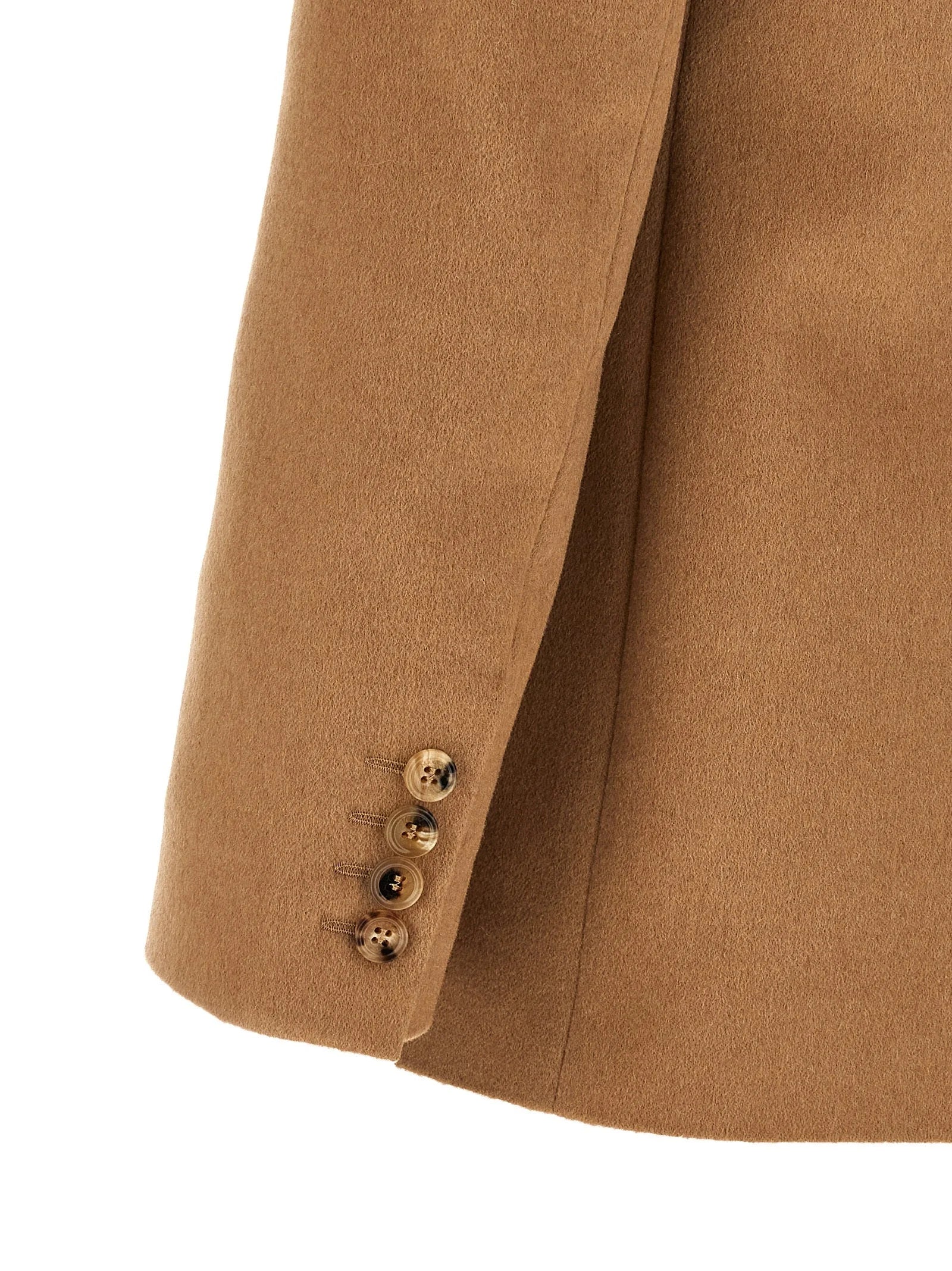 Max Mara Beige Wool Blazer - IT44