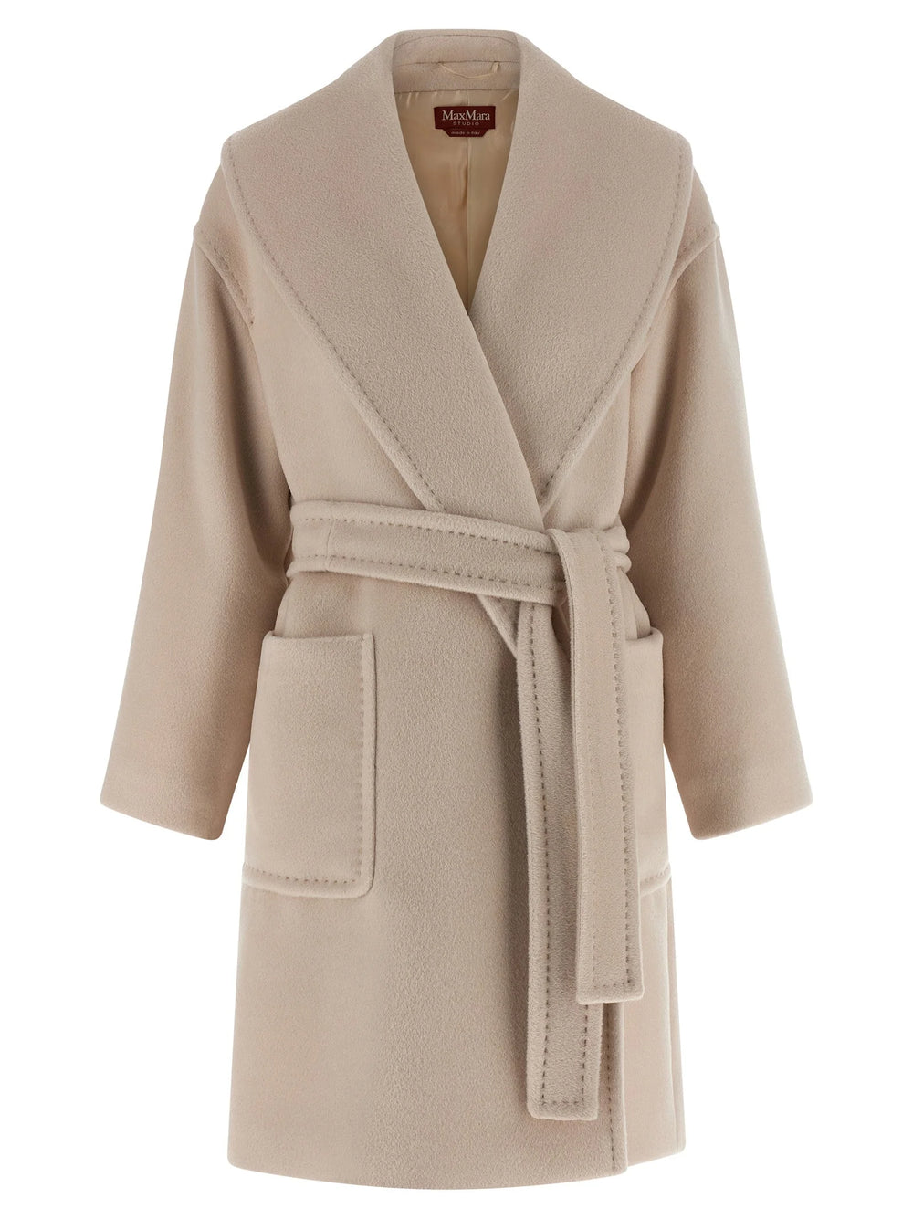 Max Mara Beige Wool Coat