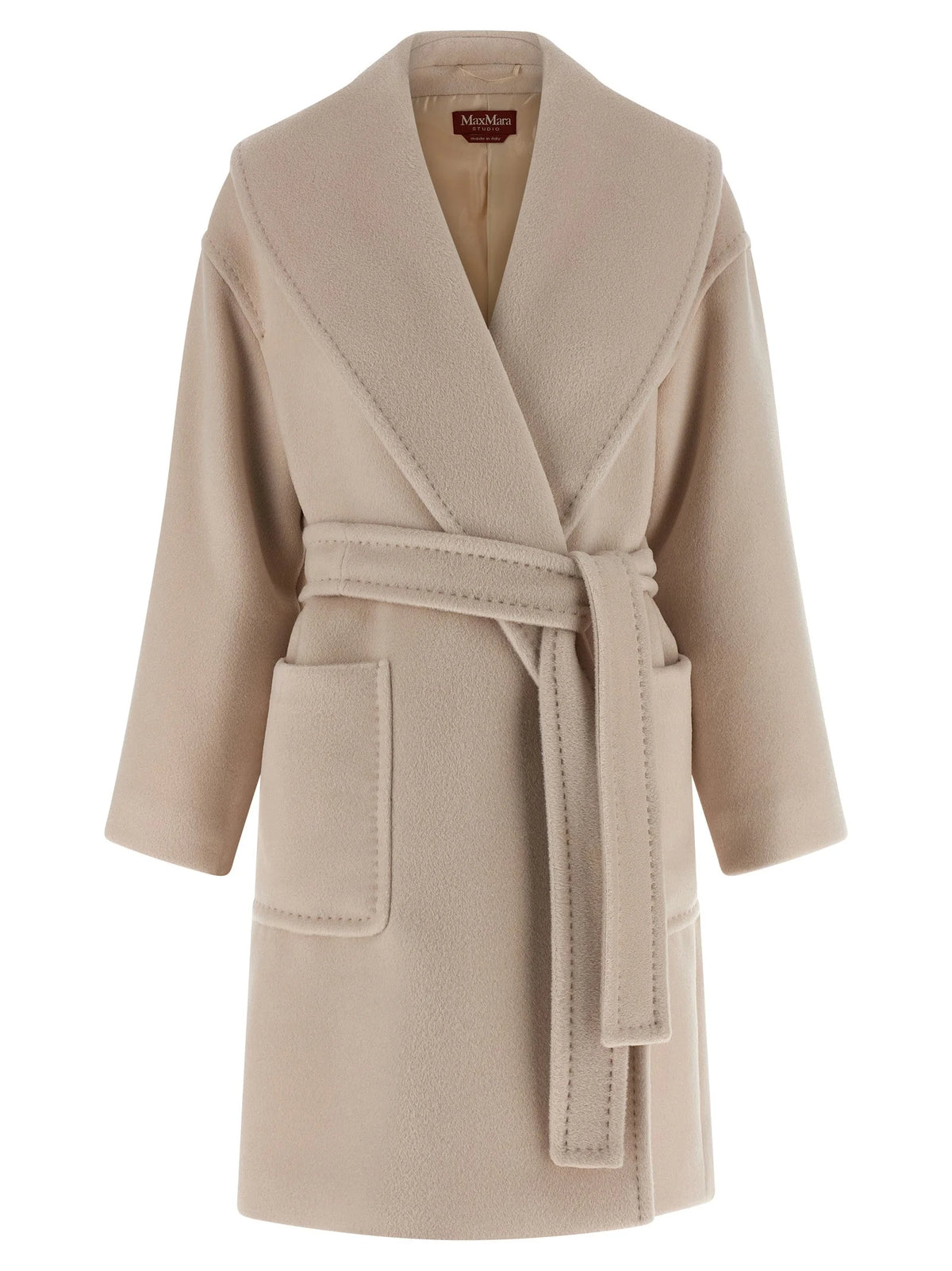 Max Mara Beige Wool Coat