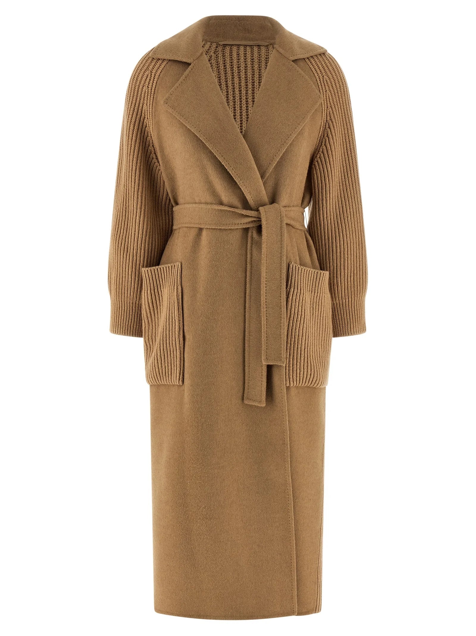 Max Mara Beige Wool Coat