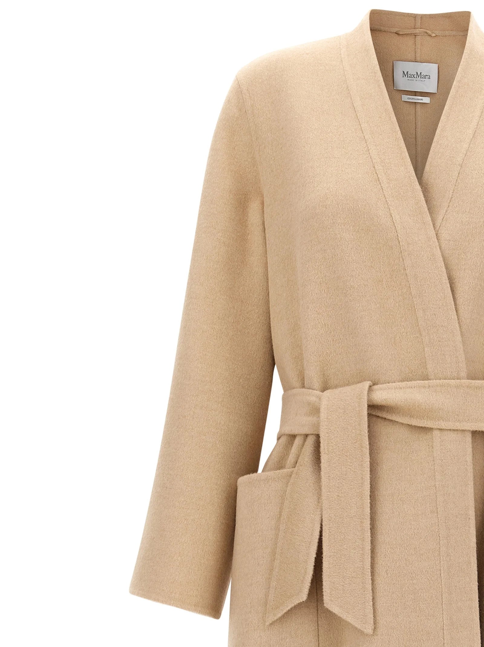 Max Mara Beige Wool Coat