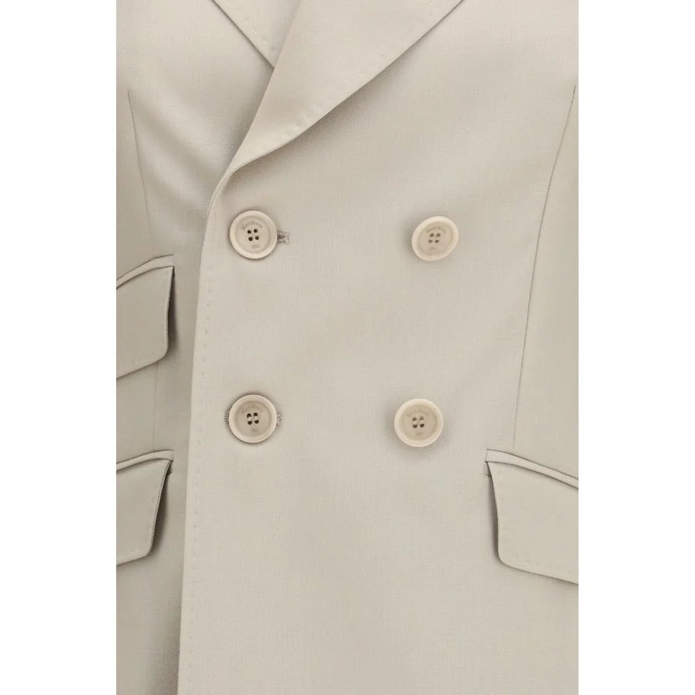 Max Mara Beige Wool Oves Aries Blazer