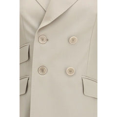 Max Mara Beige Wool Oves Aries Blazer
