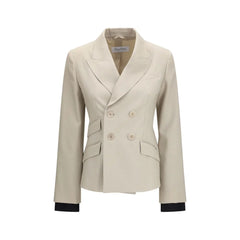 Max Mara Beige Wool Oves Aries Blazer