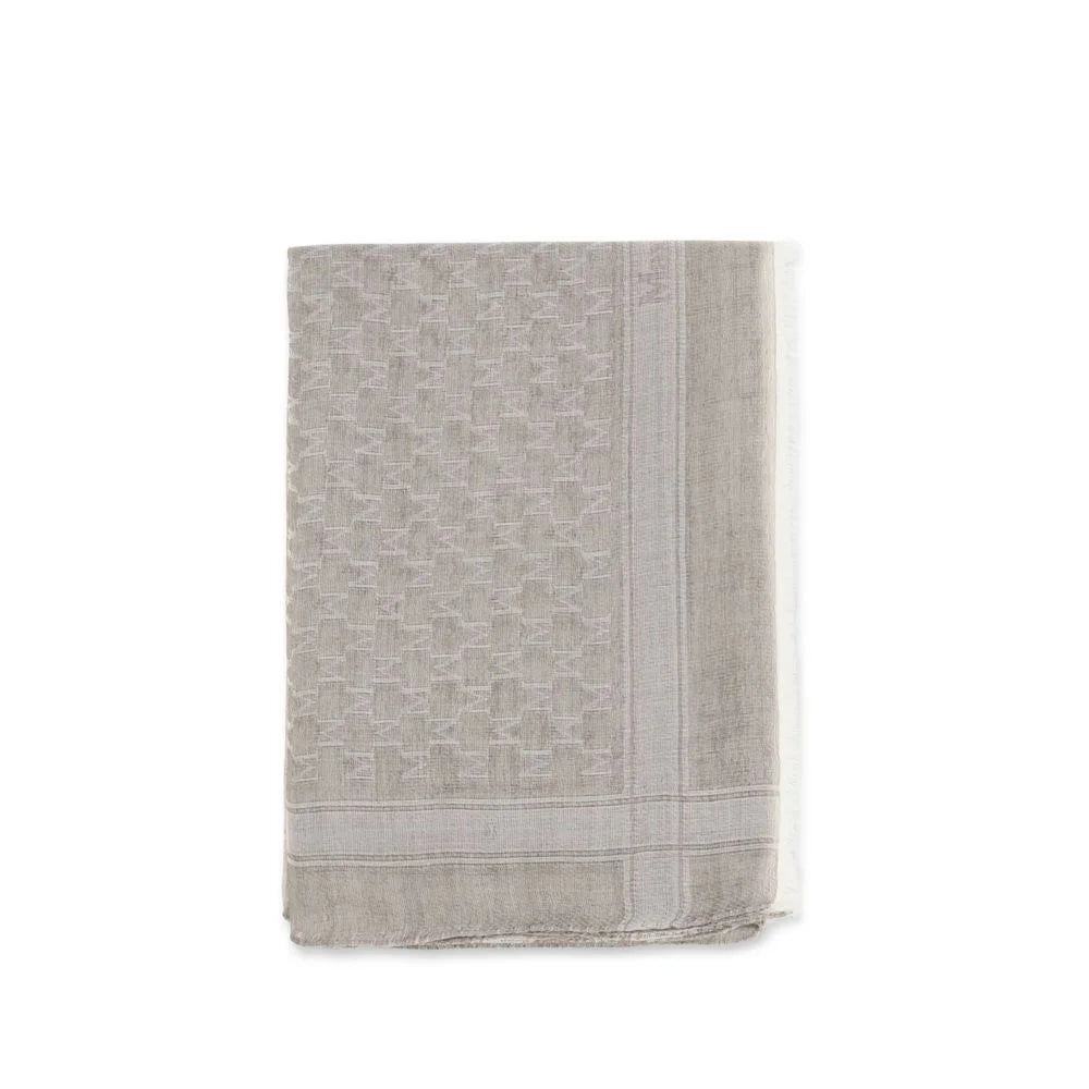 Max Mara Beige Wool Scarf