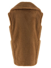 Max Mara Beige Wool Sleeveless Jacket - IT42