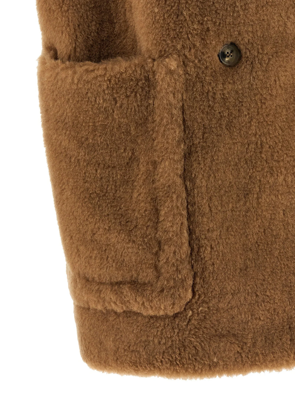 Max Mara Beige Wool Sleeveless Jacket - IT42