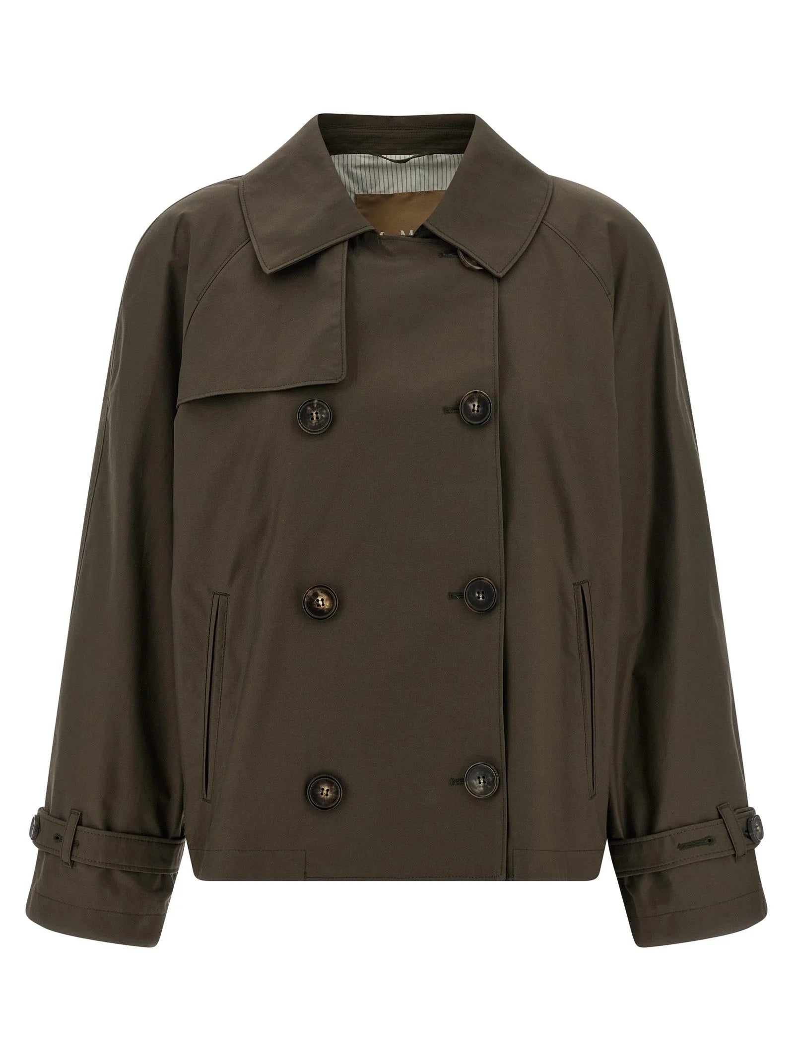 Max Mara Bicolor Cotton Coat