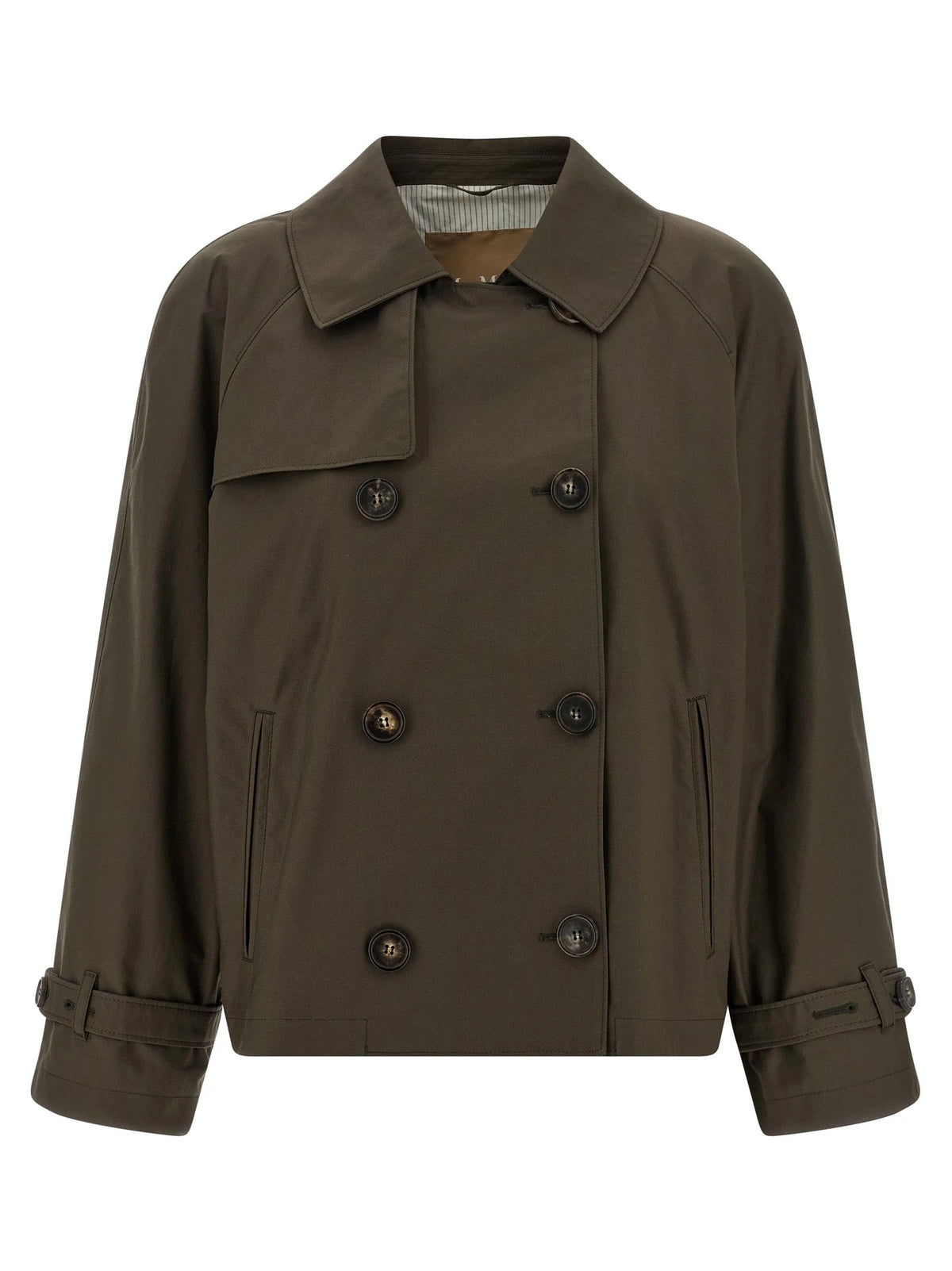 Max Mara Bicolor Cotton Coat