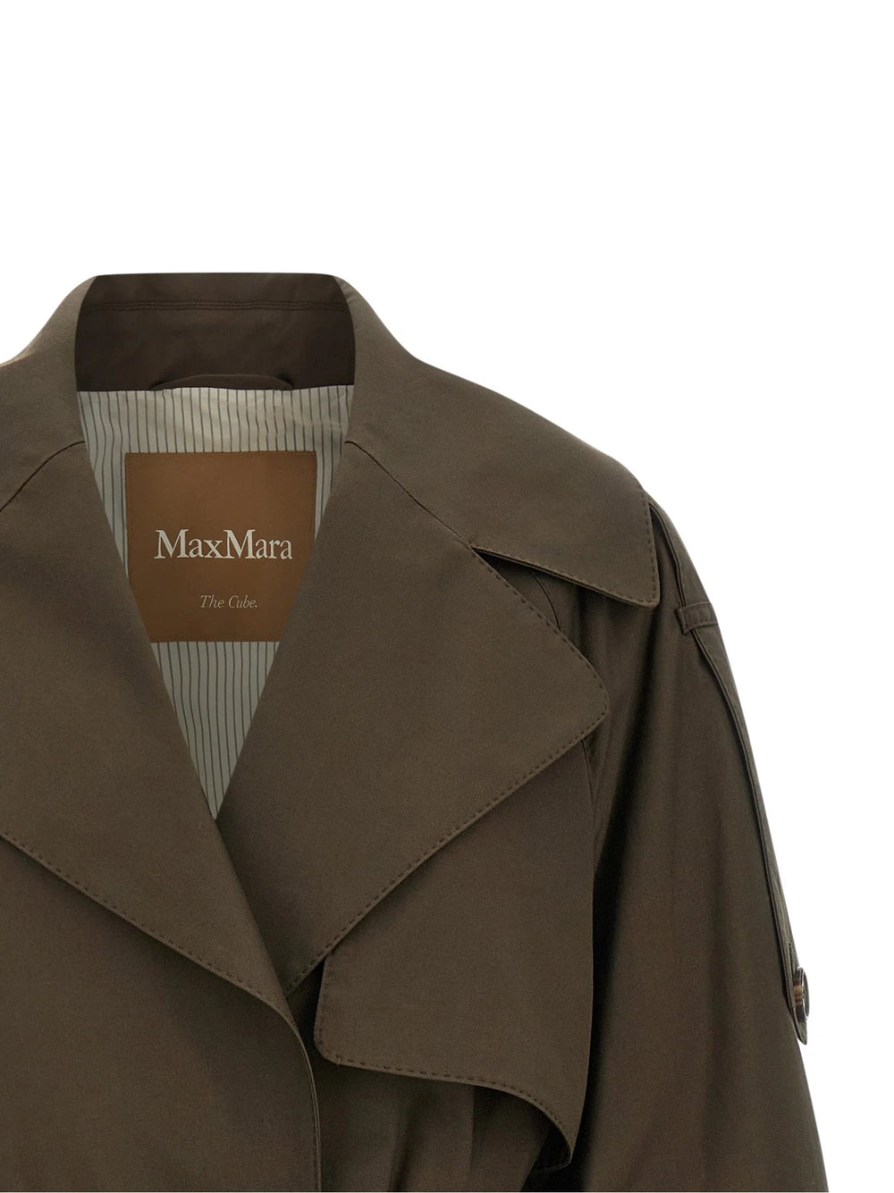 Max Mara Bicolor Cotton Coat - IT40