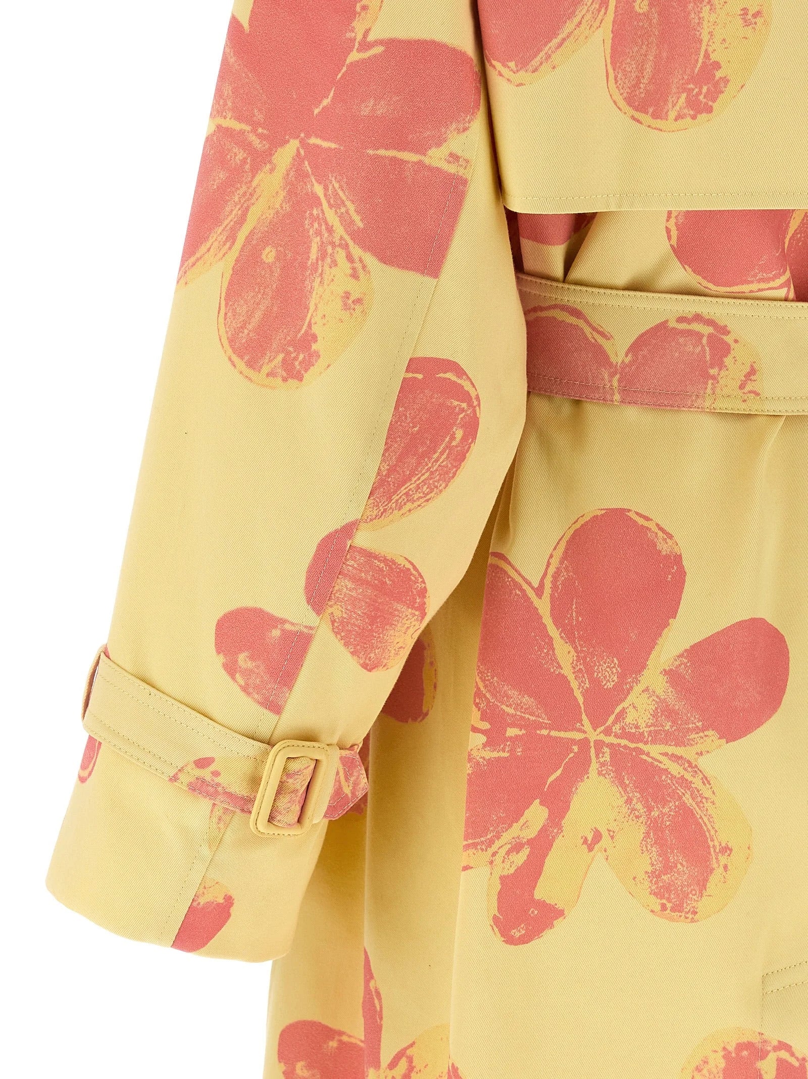 Max Mara Bicolor Cotton Coat - S
