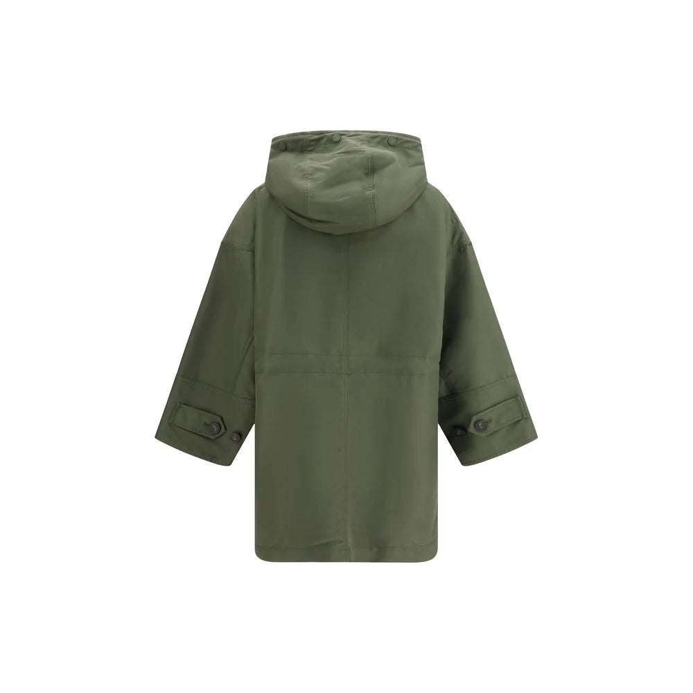 Max Mara Bicolor Cotton Trench Coat - XL