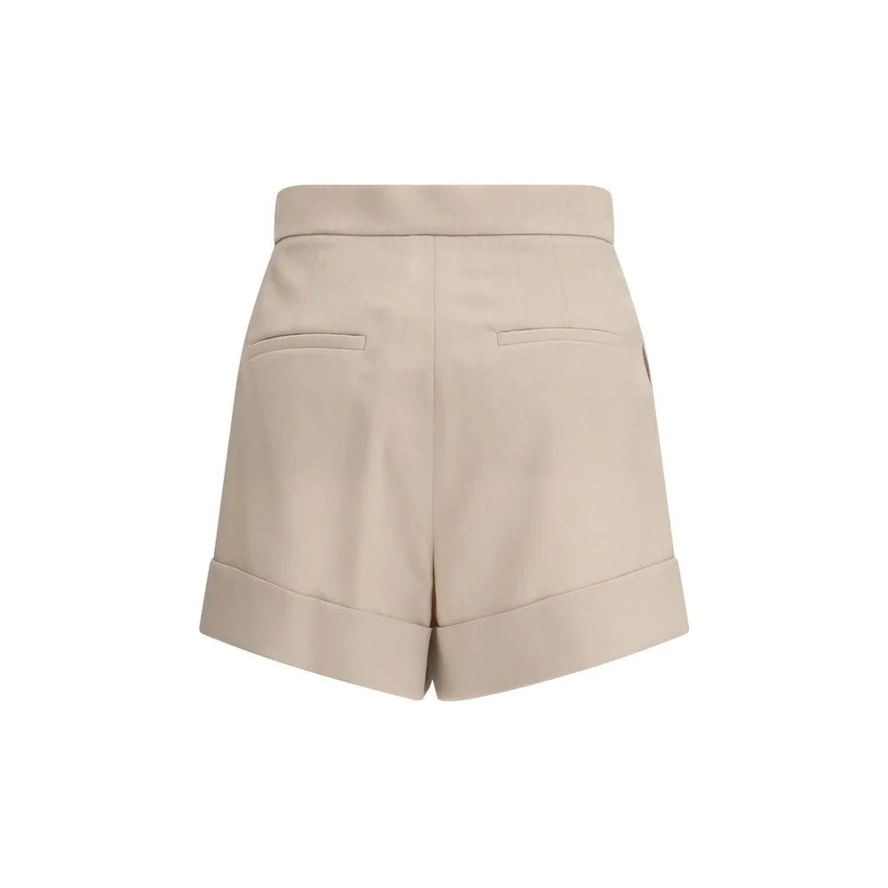 Max Mara Bicolor Fleece Wool Short And Mini Shorts