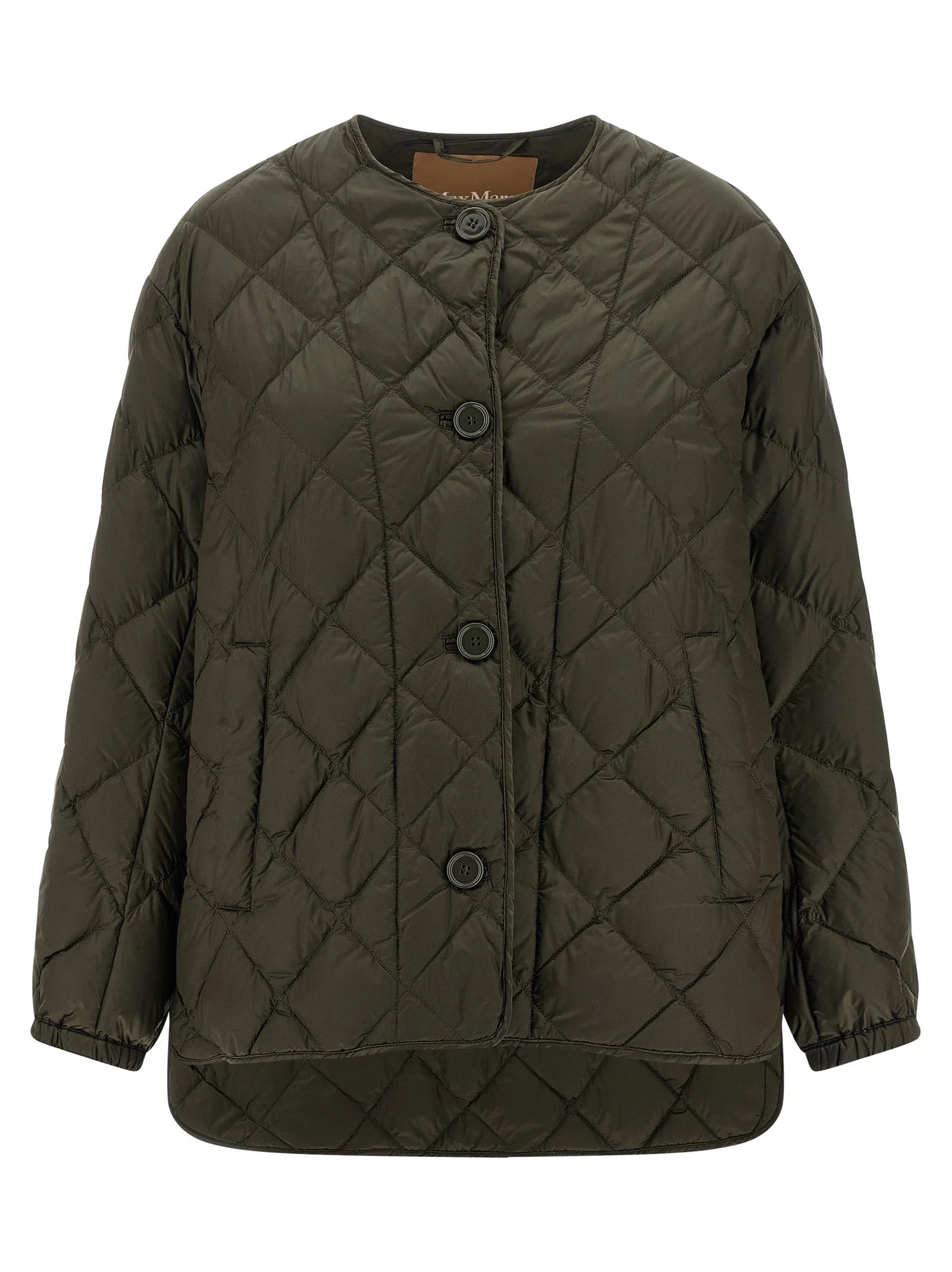 Max Mara Bicolor Polyamide Full-Length Jacket