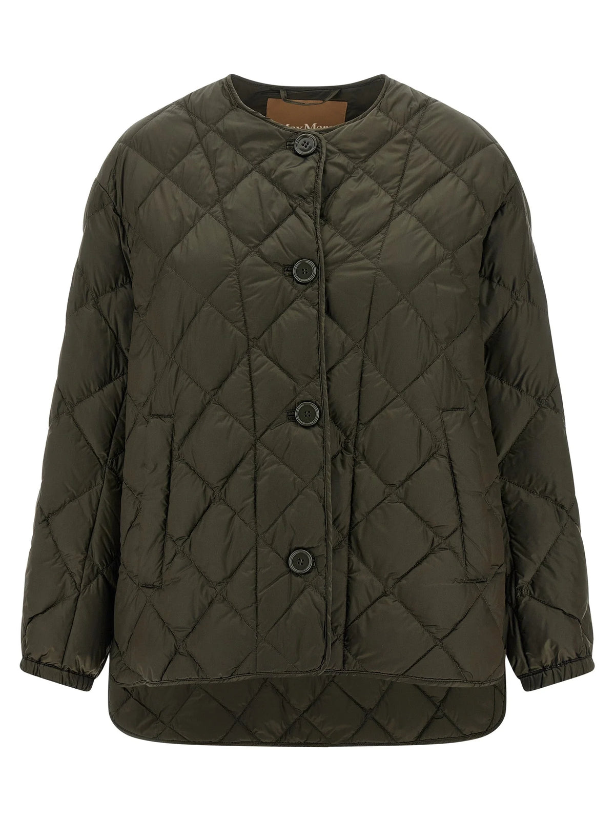 Max Mara Bicolor Polyamide Full-Length Jacket