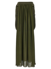 Max Mara Bicolor Silk Mini Skirt - IT44