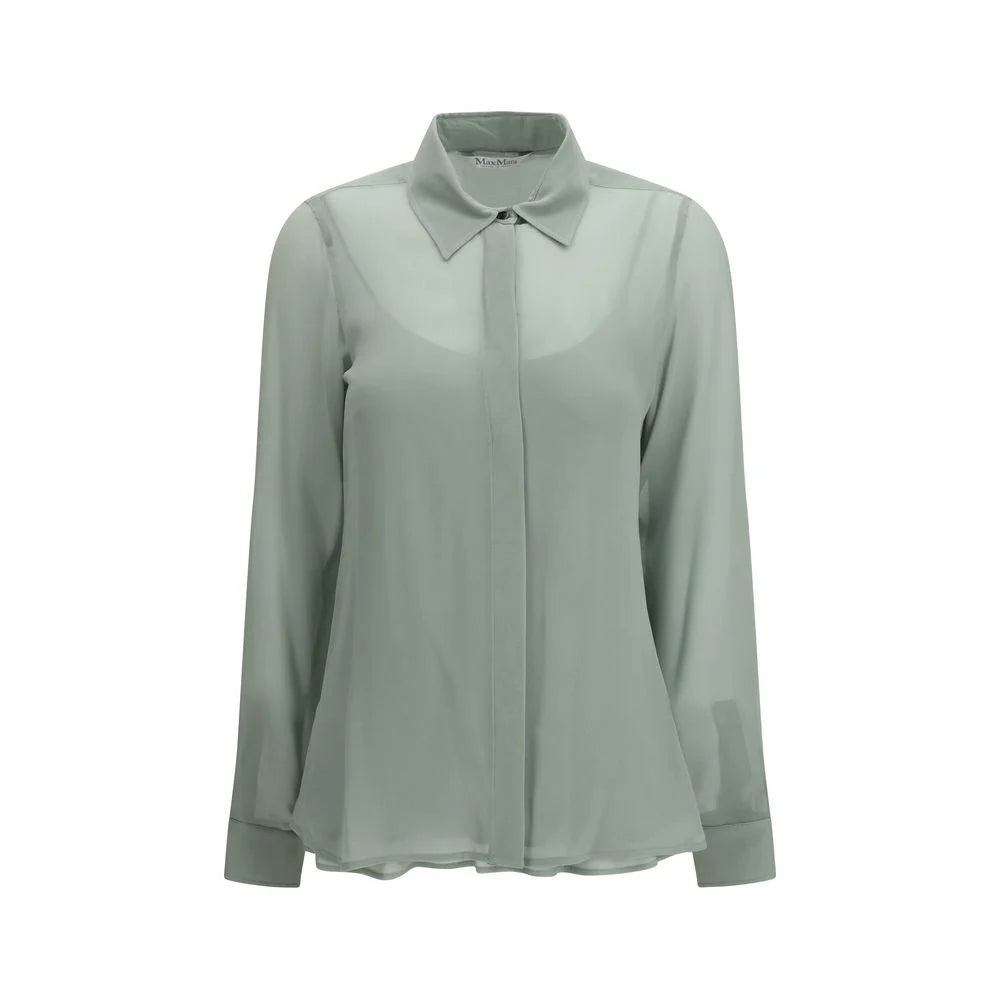 Max Mara Bicolor Silk Shirt - IT44 | L