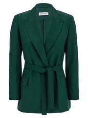 Max Mara Bicolor Virgin Wool Blazer