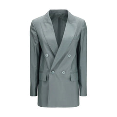 Max Mara Bicolor Wool Oves Aries Blazer