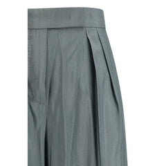 Max Mara Bicolor Wool Oves Aries Casual Pants