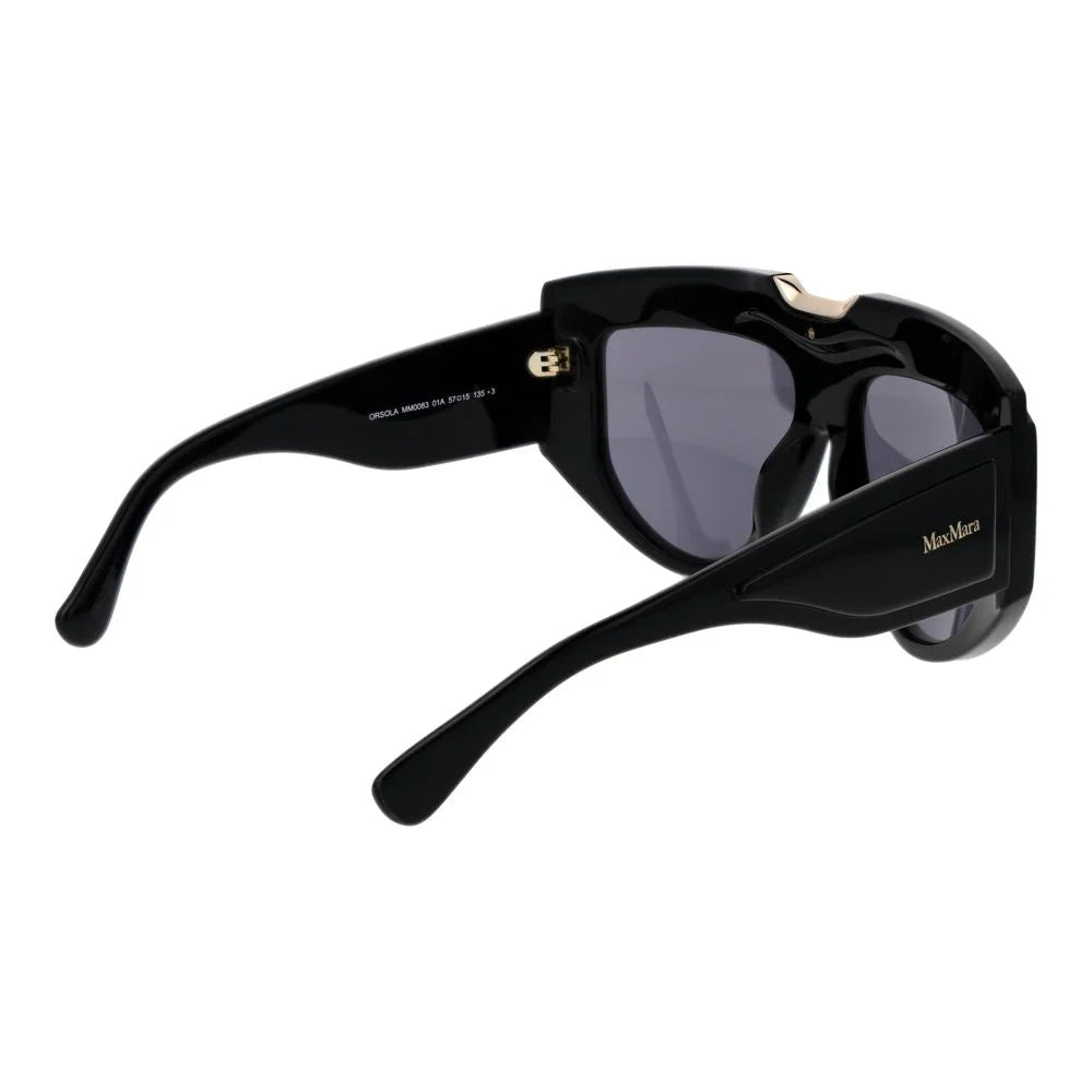 Max Mara Black Acetate Sunglasses