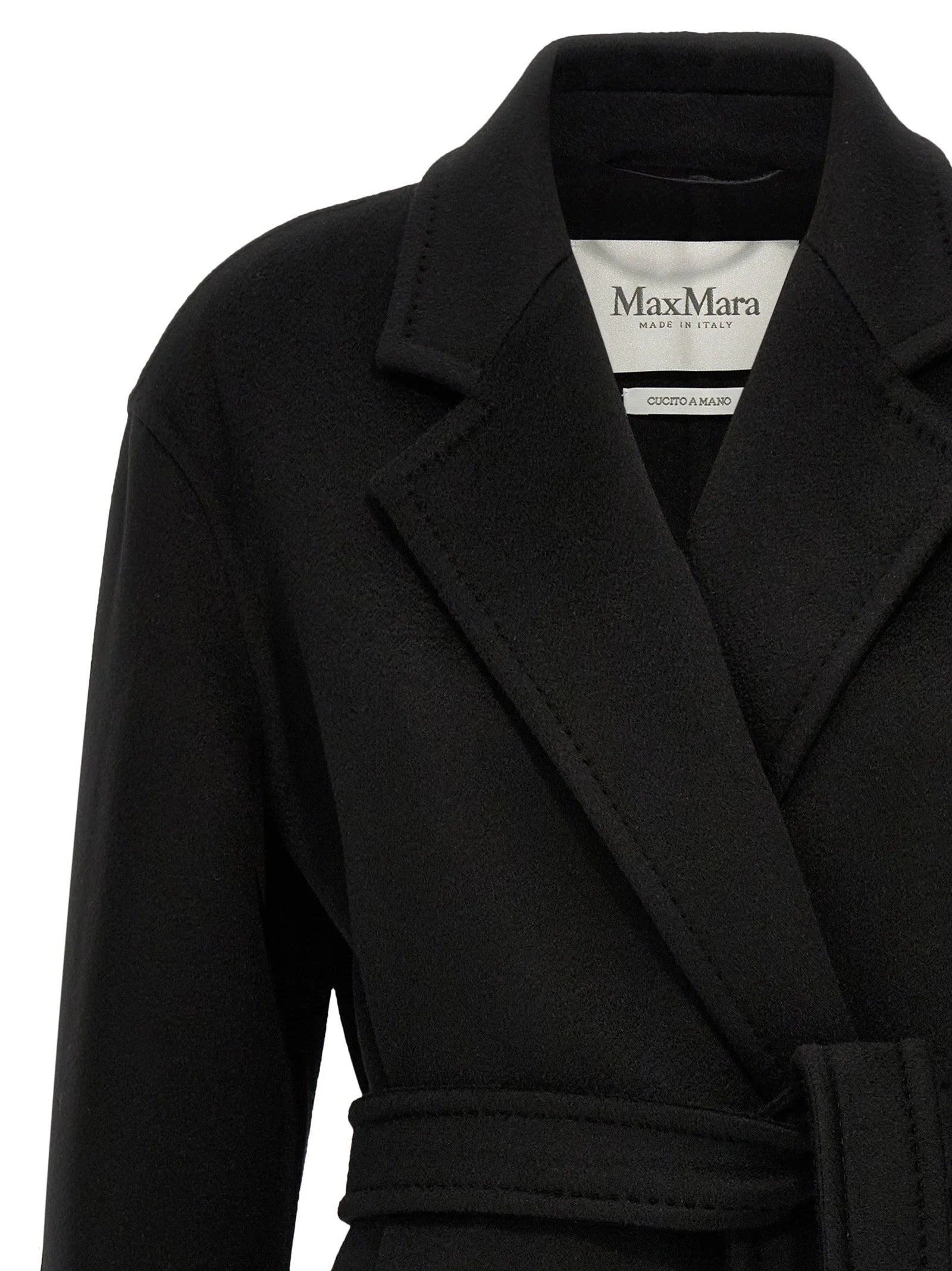 Max Mara Black Cashmere Coat