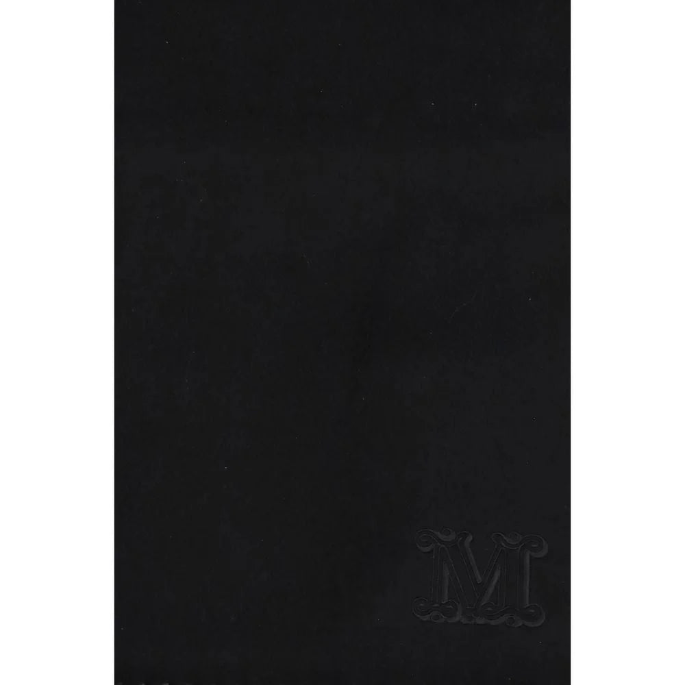 Max Mara Black Cashmere Scarf