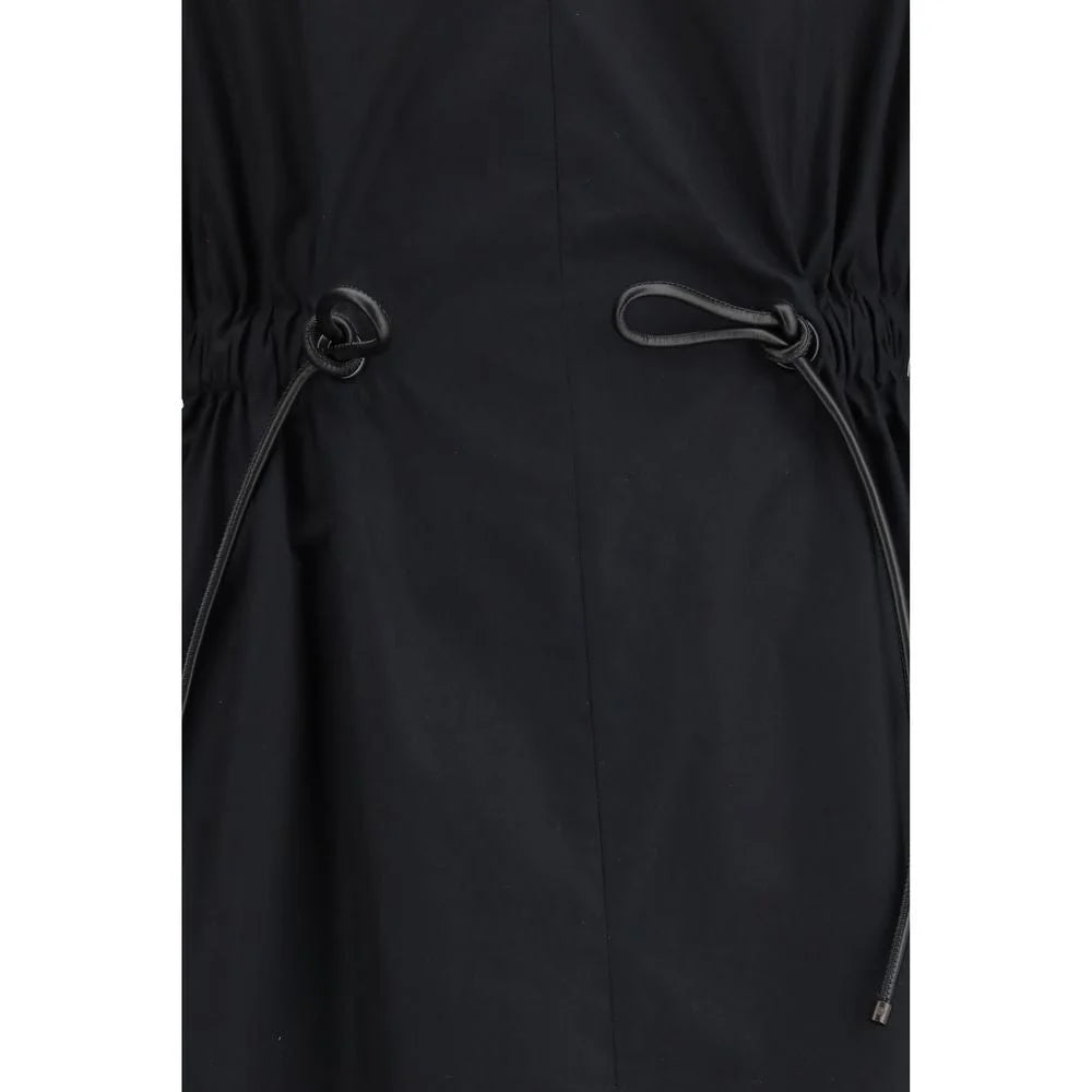 Max Mara Black Cotton Casual Dress - IT40 | M