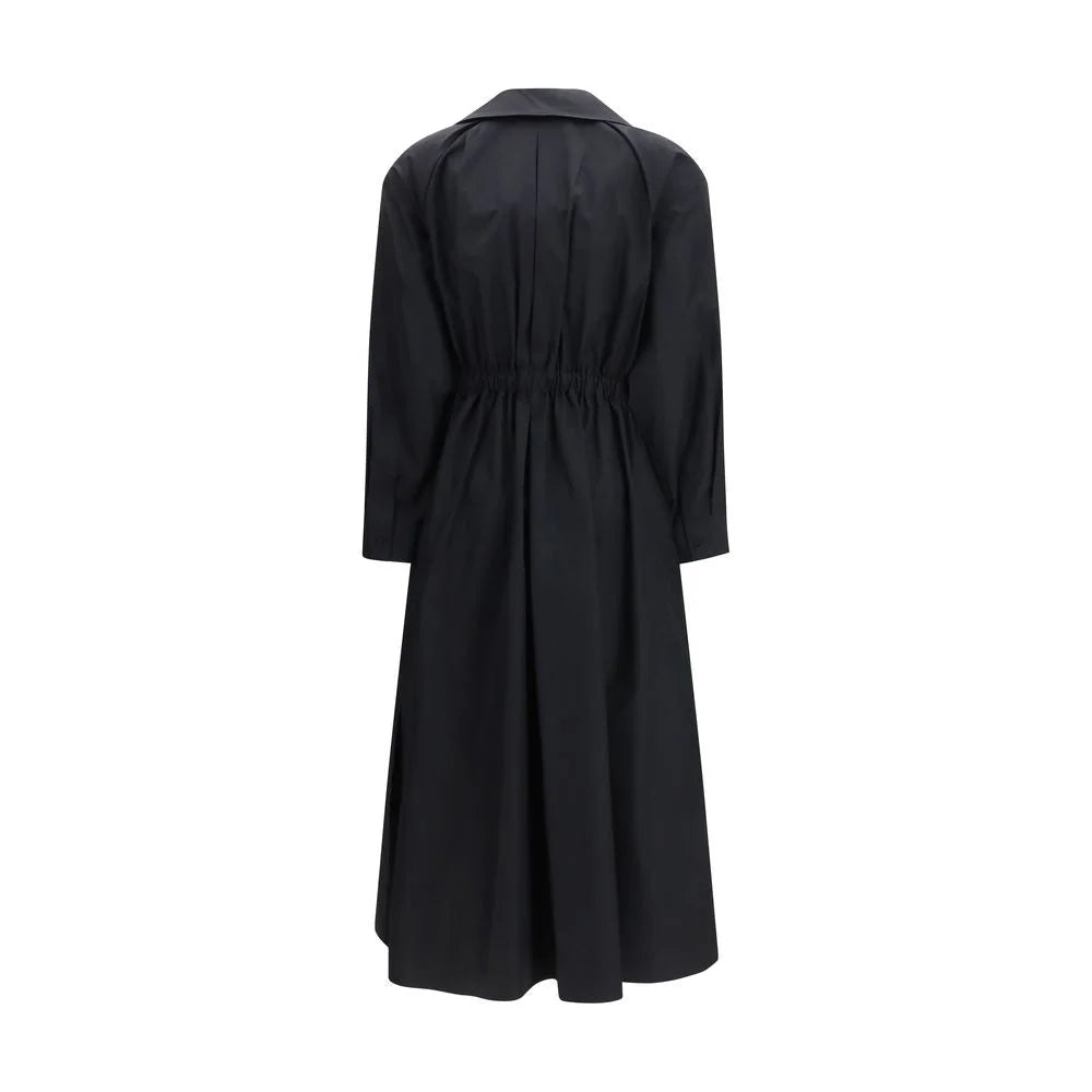 Max Mara Black Cotton Casual Dress - IT40 | M