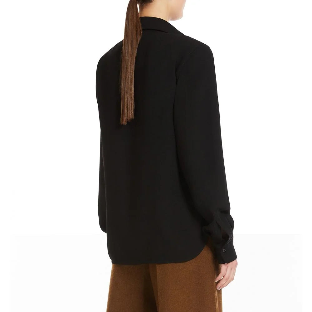 Max Mara Černá bavlněná košile - 40
