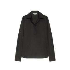 Max Mara Černé Bavlněné Košile - 40