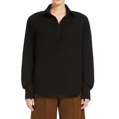 Max Mara Černá bavlněná košile - 40