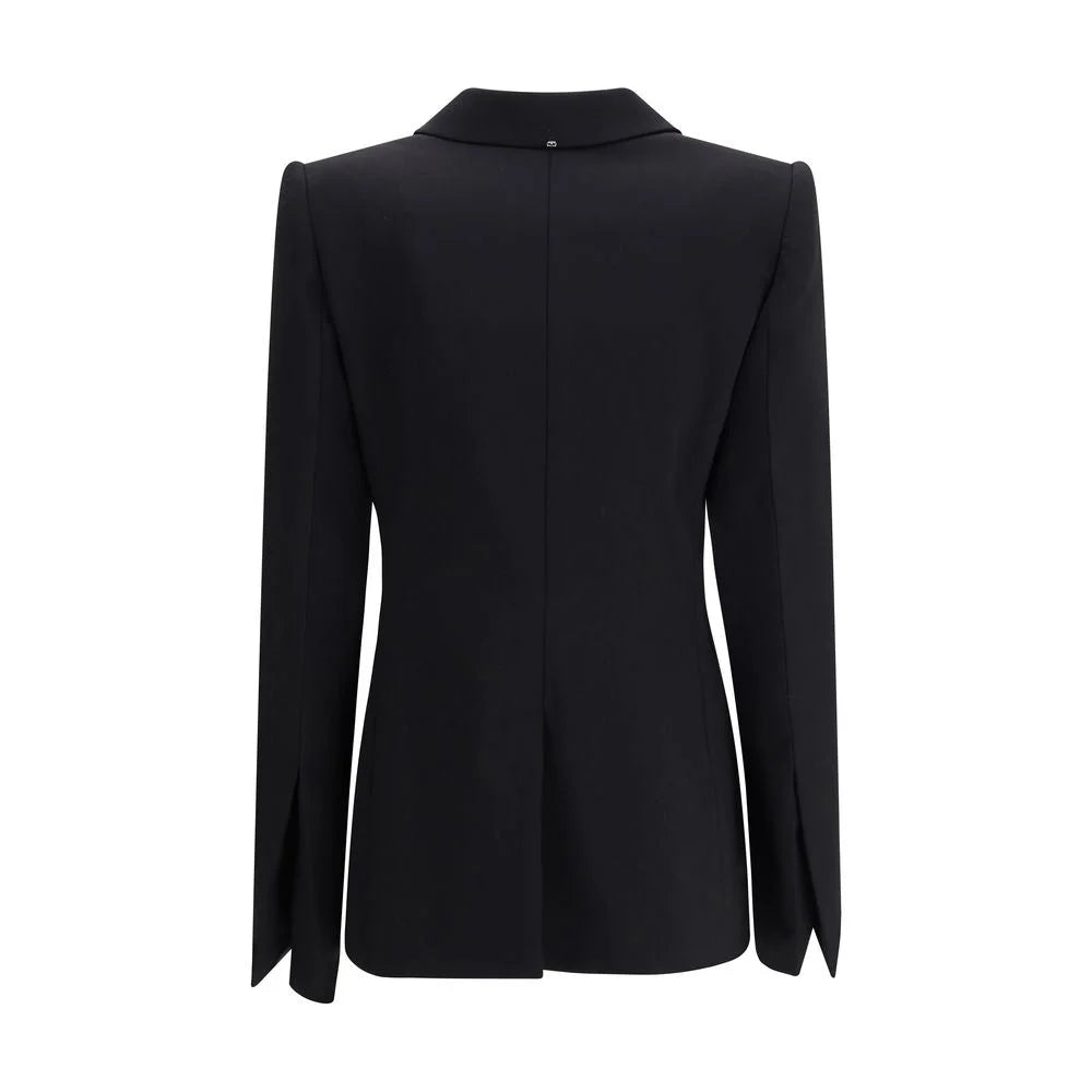 Max Mara Black Fleece Wool Coat - IT40 | M