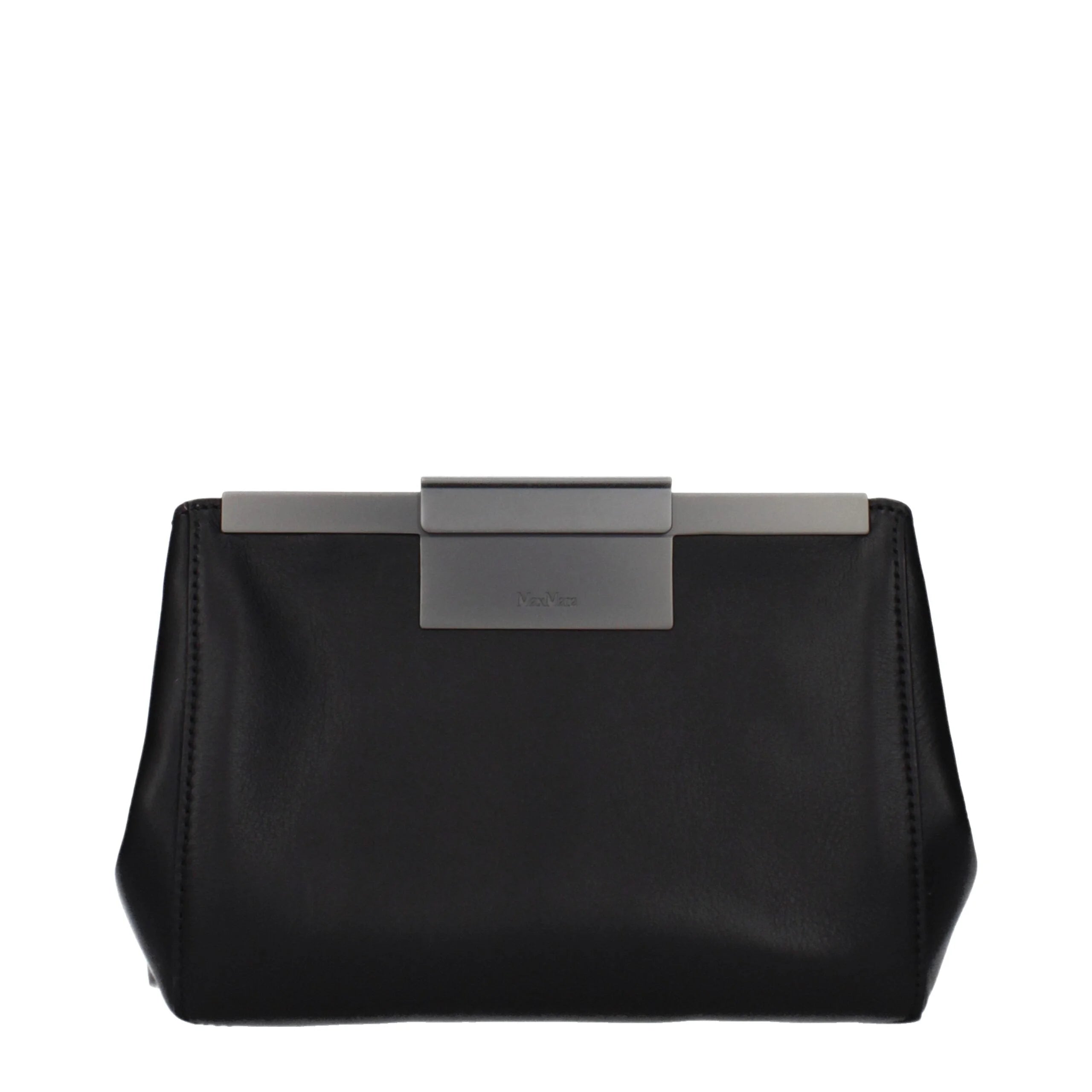 Max Mara Black Leather Crossbody Bag