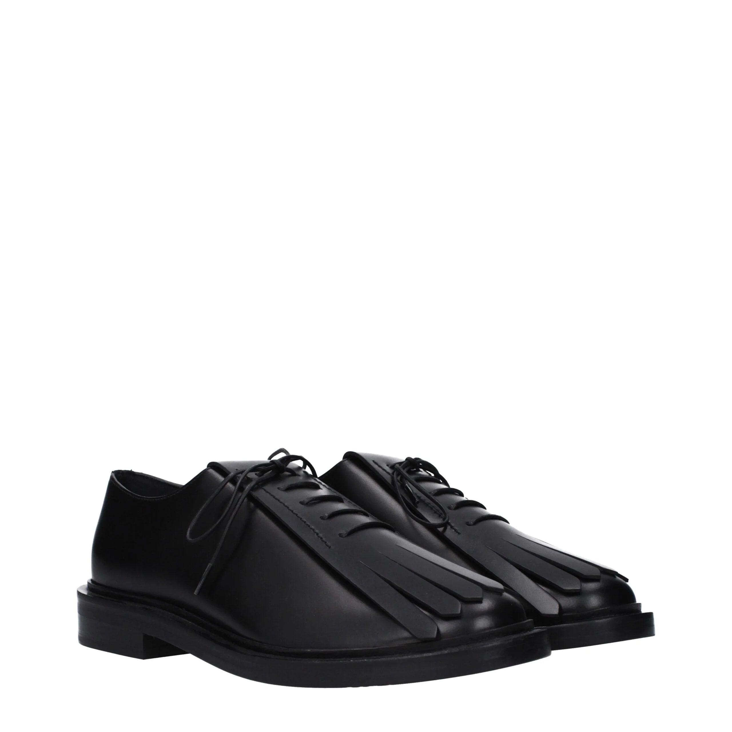 Max Mara mustat oxford- ja derbysandaalit - EU36/US6