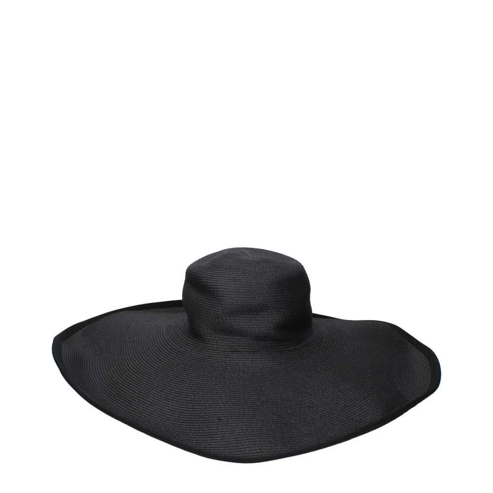 Max Mara Black Paper Sunhats - 57 cm|S