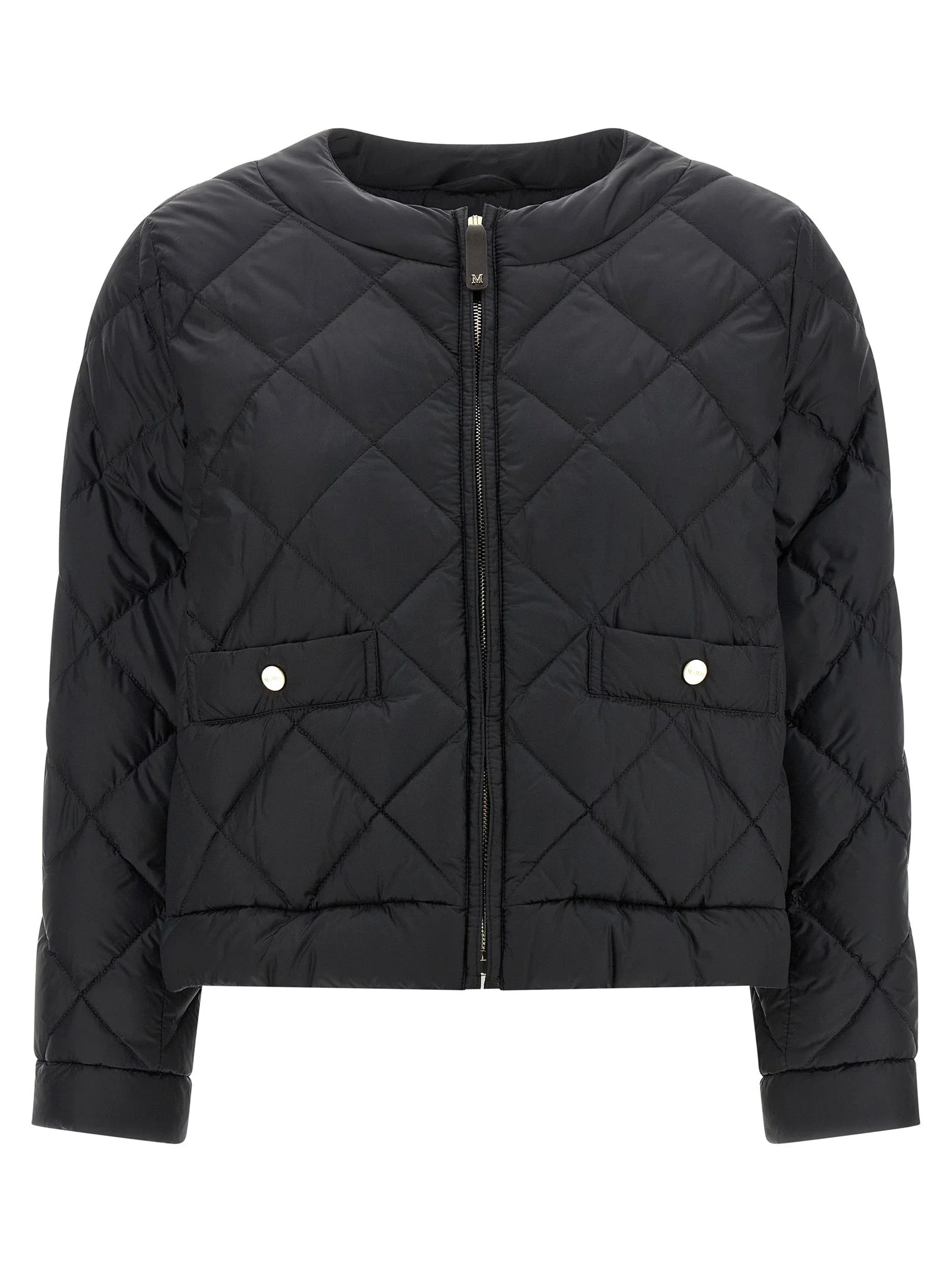 Max Mara Black Polyamide Full-Length Jacket - IT48