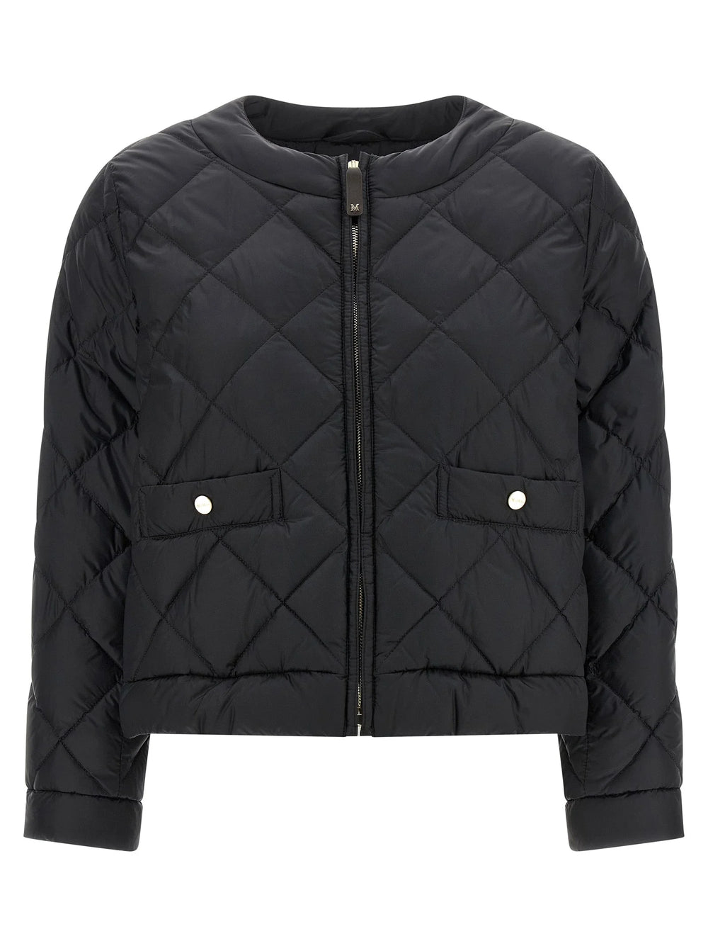 Max Mara Black Polyamide Full-Length Jacket - IT48