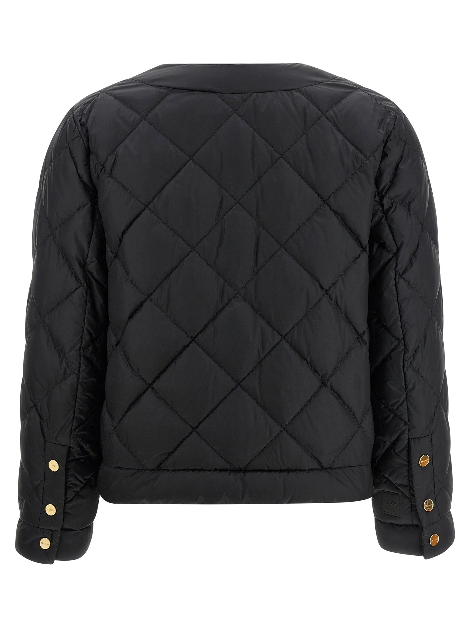 Max Mara Black Polyamide Full-Length Jacket - IT48