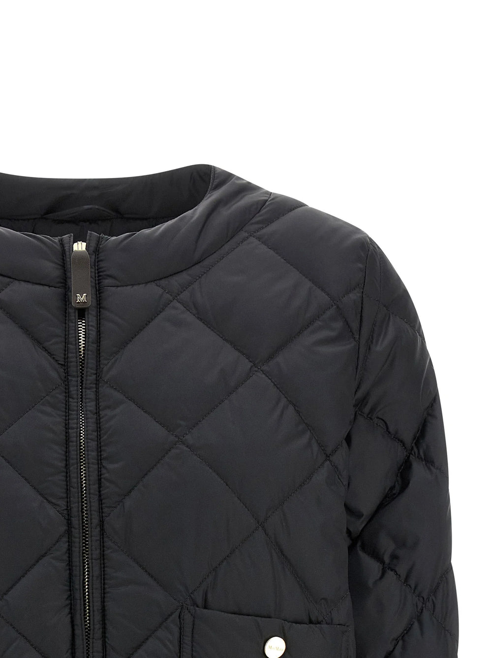 Max Mara Black Polyamide Full-Length Jacket - IT48